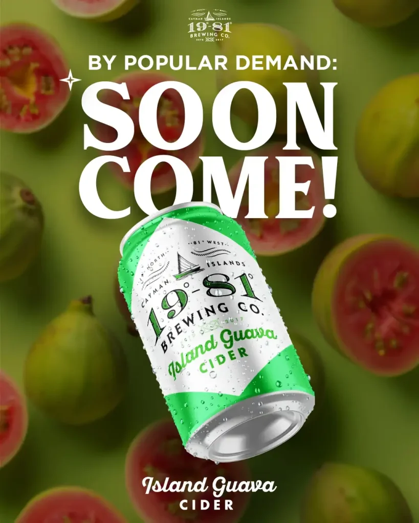 Consistent brand identity social media post example for Cayman marketing